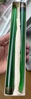 Vintage Pair Lucite Emerald Green Taper Candles Mcm Acrylic In Box Mid Century