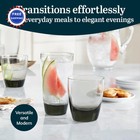 Libbey Classic Rocks And Tumbler Glass Cups Set 16 Piece Elegant Mixed Drink