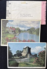 1942-49 Ireland 3 Postage Stamps On 3 Covers postcards Used  Sc 114  127  137