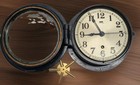 Large Seth Thomas Wwii Era Day Ship s Clock Working U s  Navy  Bakelite