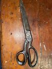 Vintage Wiss Inlaid Sewing Scissors No 22 Steel Forged 12    Heavy Duty Usa  P7