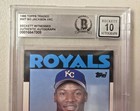 Bo Jackson Autographed 1986 Topps Traded Rookie Card 50t Royals Auto Beckett 10