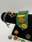 Vintage 80   s Girl Scout Pins Lot Of 22