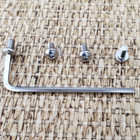 Premium Gun Grips 1911 Colt Full Size Nickel Plated Texas Star W Ambi Cut New  