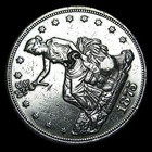 1875-s Trade Dollar Silver ---- Stunning Details Chop Marks Rare Coin ----  870z