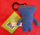 Uglydoll Wedgehead Blue Monster 4    Key Clip Plush Nwt