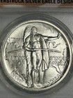 2021 Daniel Carr Overstruck Silver Eagle Oregon Trail Token Anacs Ms70