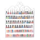 6 Tier Nail Polish Display Wall Rack Metal Organizer Fit Up To 120 Bottles Black