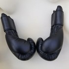 Boxing Gloves Pu Leather Training Sparring Punching Mitts Kickboxing Mma Gym