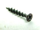  100- Pack    6 X 1  Phillips Flat Head Wood Screws Black Zinc Coarse Thread Hf