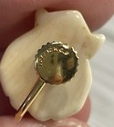 Set 2 Vintage Alaska Billiken Carved Earrings 1940s-1960s Screw Backs V20 12k Gf
