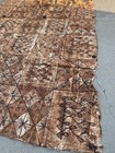 Vintage Beautiful Tonga Tapa Bark Cloth Large 141    X  92   