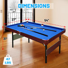 54  Folding Pool Table  4 In 1 Multi Game Table  Folding Portable Billiards Game