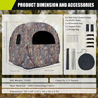 Slsy Hunting Blind  270  view   3 Window 2-3 Person Ground Deer Stand Pop Up Tent