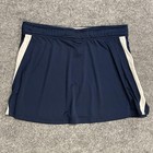 Nwt Adidas Women   s Lacrosse Stock Kilt Skirt Xl Navy Blue Climacool Tennis