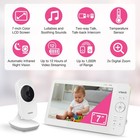 Vtech Video Baby Monitor With 7  Color Lcd Screen  Portable  Long Battery Lif   