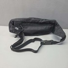 Vintage Fanny Pack Hard Rock Cafe Maui Black Leather Waist Bag 1990s Logo Bin B