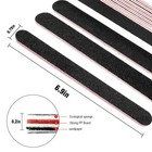 10 Pcs Professional Nail Files Double Sided 100 180 Grit Manicure Pedicure Files