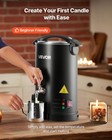 Vevor Wax Melter For Candle Making Wax Melting Pot 5 3 Qts For Candles Soaps