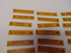 40 Vintage Original Orange Car Parts Price Tags For Auto Store W  Metal Brackets