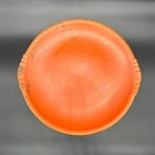 Vintage Orange Platter Tray Cake Plate Mid Century Modern Handles Serving Retro