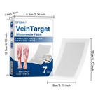2026 Vein Target Microneedle Patch Natural Ingredients Leg Care Patch New