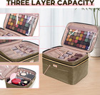 Large 8 8l Makeup Bag     Cosmetic Train Case   Travel Organizer For Women  pink 