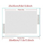 5d Diamond Painting Set White Puppy Theme Full Round Diamond Diy Art Resin 12x16