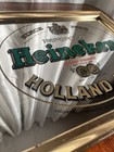Vtg Heineken Holland Beer Since 1592 Mirror Tavern Pub Bar Sign Man Cave Decor