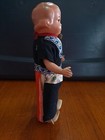 Antique Bisque Head Dutch Lassie Costumed Doll 1900s Dress