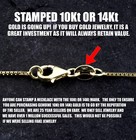 Guaranteed 10k Or 14k Gold Box Chain Necklace Two Sizes - All Lengths