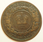 Mw29328 Canada New Brunswick  Cent 1864   Victoria   Km 6