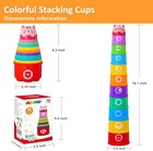  stacking Cups Baby Toys 6 10 12 18 Months Montessori Toys For 1 Year Old Todd  