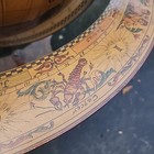 Vintage Large Art Italian Globe W  Hidden Cocktail Bar Rolling Caster