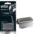 Series 7 Replacement Shaver Head Foil Cassette Blade 70s For Braun Razor Silver