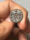 18th Century French Wax Seal   Fleur De Lis Letter Antique Steel Seal