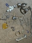 47 01  Grams Marked Sterling Silver Wearable And Scrap 925 And Higher Lot