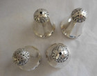 Georg Jensen Denmark 1915 Acorn 2 Pr Sterling Silver Salt   Pepper Shakers 423a