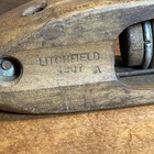 Vintage Litchfield 4907a Wooden Loom Shuttle     17    Fly Shuttle Textile Mill 