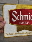 Vintage Schmidt Beer Large Jumbo Delivery Jacket Patch 8  Advertising