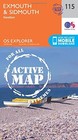 Exmouth   Sidmouth Map   Weatherproof   Honiton   Ordnance Survey   Os Explorer