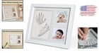 Baby Handprint Footprint Keepsake Kit - Personalized Nursery Picture Frame