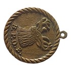 Antique Bpoe Pendant Medal Order Of The Elk B p o e  Elks Lodge Souvenir Charm