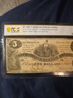 1861  5 Confederate States America Five Dollar Civil War Note Richmond
