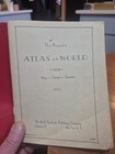 The Majestic Atlas Of The World  Maps Census Gazetteer  1932  Vntg Pb