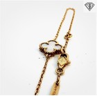 Pre Loved Van Cleef And Arpels 18k Yellow Gold Mop Sweet Alhambra Bracelet 