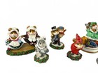 Wee Forrest Folk Retired Figurine  Full Seven Piece Christmas Carol Set W boxes