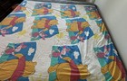 Winnie The Pooh   Piglet Twin Size Flat Sheet  Disney  Vintage Made In Usa