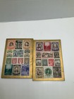 Vatican City Stamp Lot Collection 2 Album Pages 1950s 60s Pope Holy Year
