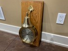 Bey Berk International Ships Wall Clock With Bell- 21   x10    Runs Well